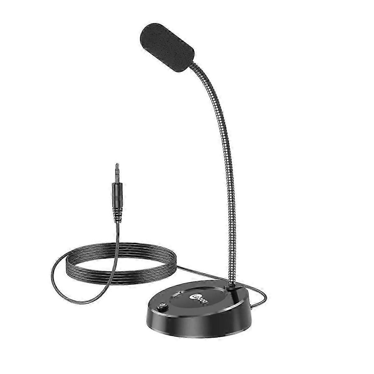 MC01 Wired Microphone Colorful Light Effect 360  Flexible Microphone for Tablet PC Computer - 3.5