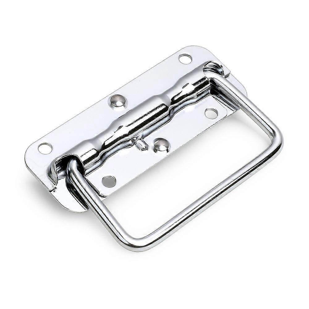 JUSCH Spring Loaded Surface Mount Handle with Rubber Grip, Zinc