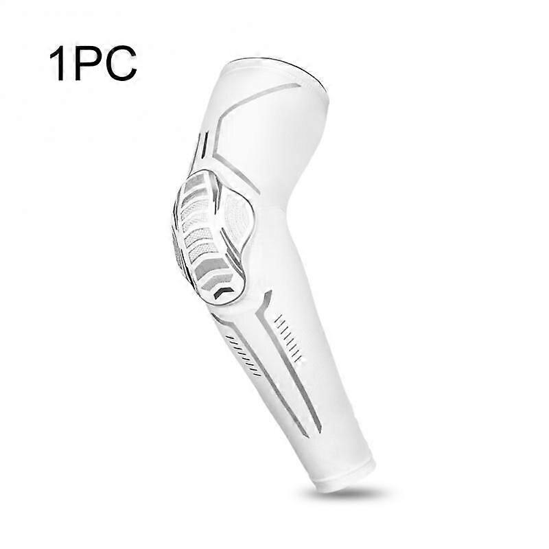 2pc ספורט עמיד להתרסקות רפידות מרפקים לחץ זרוע שרוולים מגן עבור כדורסל בחוץ אופני כדורגל