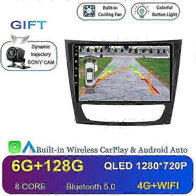 Android 12 For Mercedes Benz E-class W211 E200 E220 E300 E350 E240 E270 E280 CLS CLASS W219 Car Radio GPS Player DSP IPS DVD