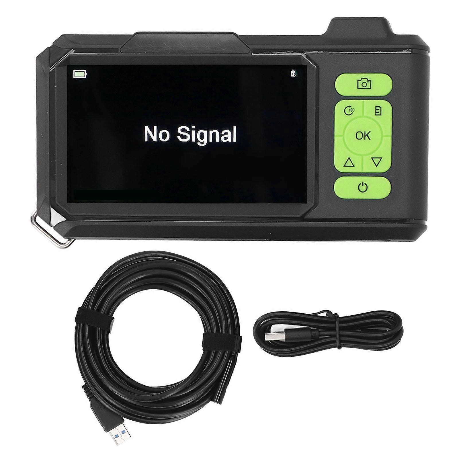 工業用内視鏡カメラ4.3インチIPS 1080P HDシングルレンズポータブルライブスコープ検査カメラ5m