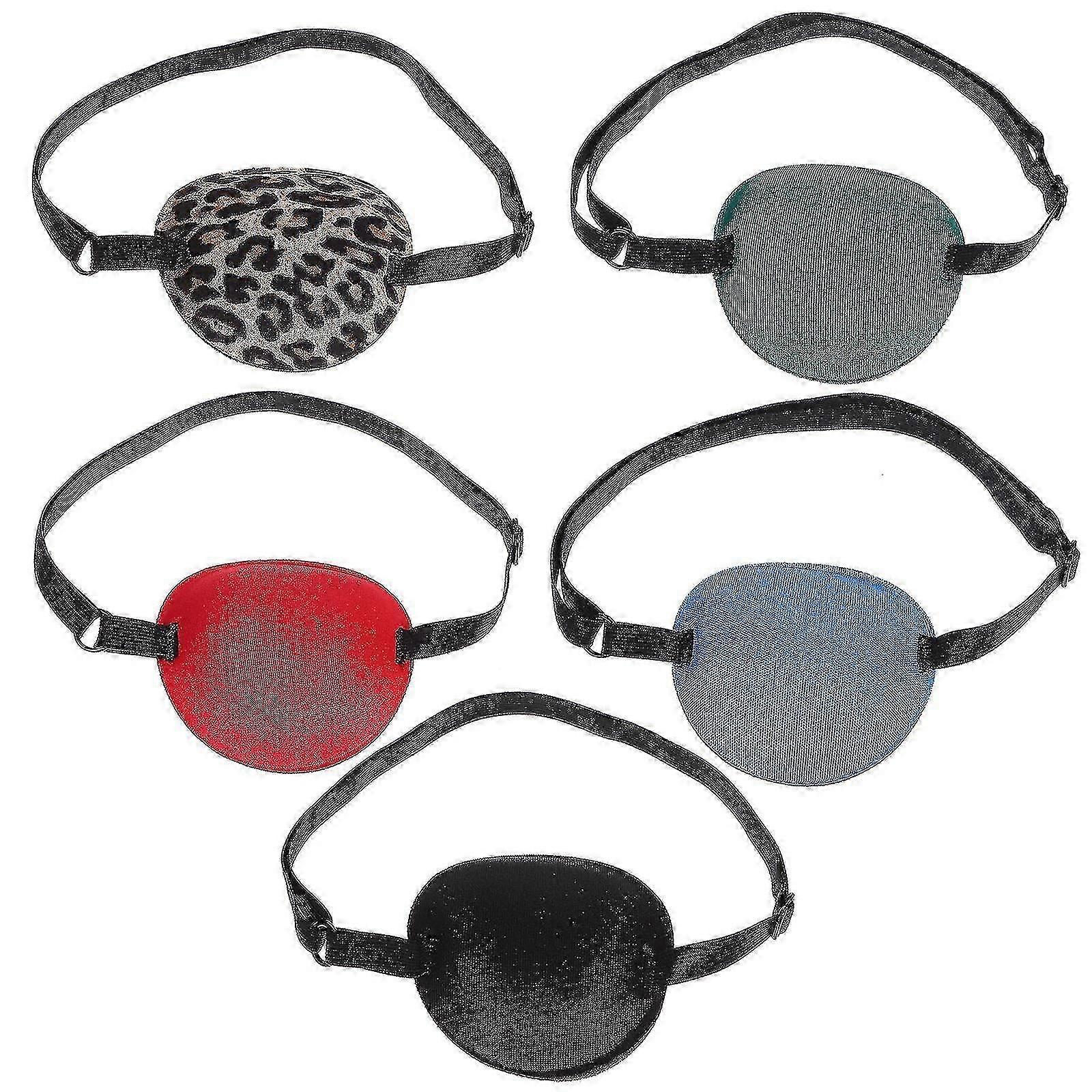 10 Pcs Single Eye Masks Adults Adjustable Elastic Eye Patches Amblyopia Strabismus Eye Mask Blindfold Covers