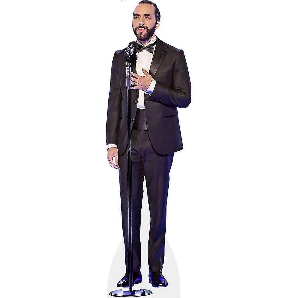 Nayib Bukele Ortez (Speech) Cardboard Cutout (lifesize OR mini size). Standee. Stand Up.