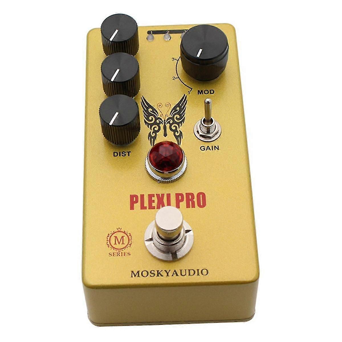 Pro Guitar Pedal Tuner Pedal Distortion With 4 Models And True Bypass