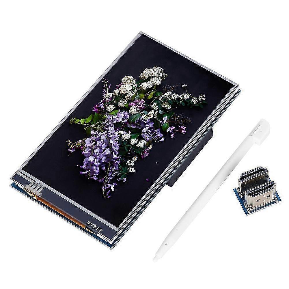 Écran 4 pouces HDMI Affichage IPS HD 800 x 480 Résistif Touch DC 5V pour Raspberry Pi 3b 4B