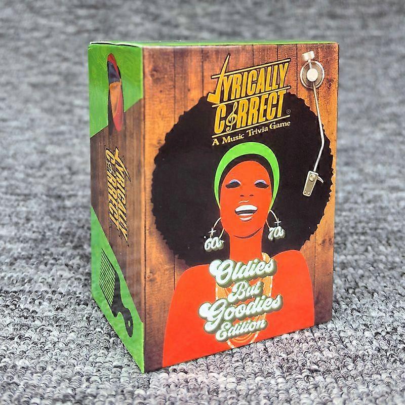 Lyrically Correct A Music Trivia Card Game for Friends, Fun Party Game for Adults, Family Gatherings, Game Nights