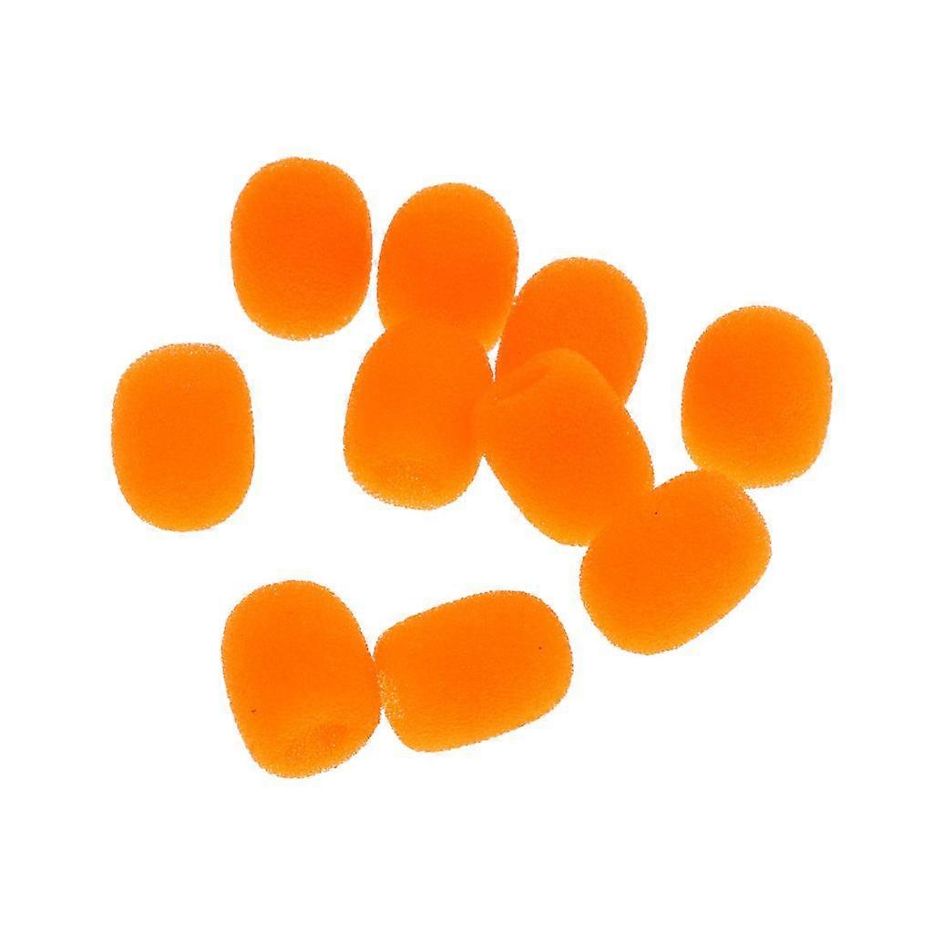 10pcs Microphone Sponge Windscreen Sponge for Headworn , as described
