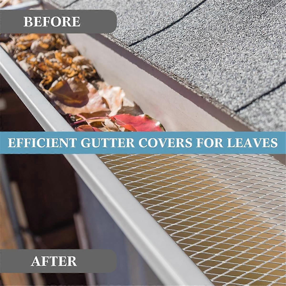 Gutter Guard Mesh Filter Gutter Cover DIY Gutter Screen
