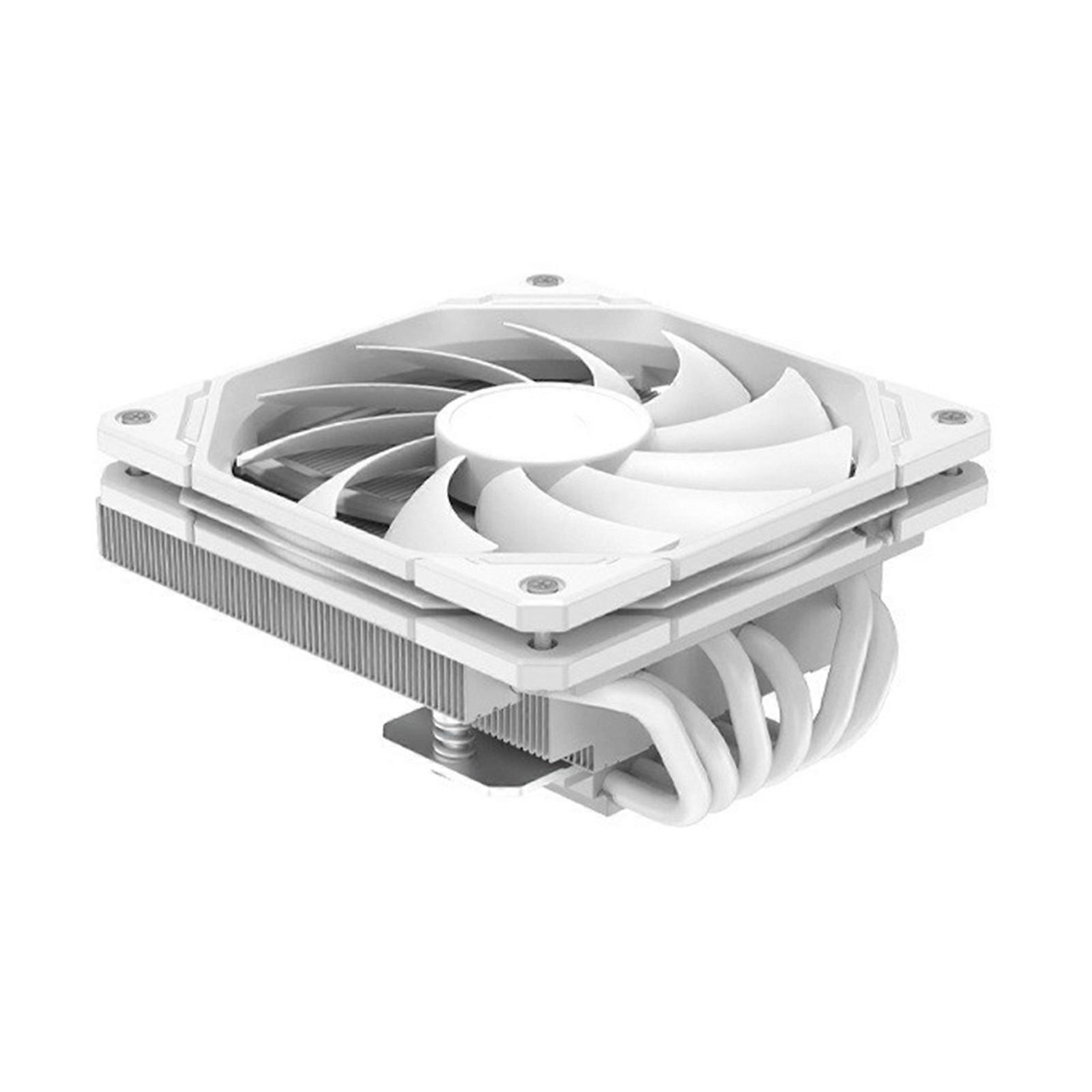 Down-pressure Radiator CPU Heat Sink Quiet Operate with 2000rpm Fan Speed Option CPU Cooling for Video Editors and Gamer White