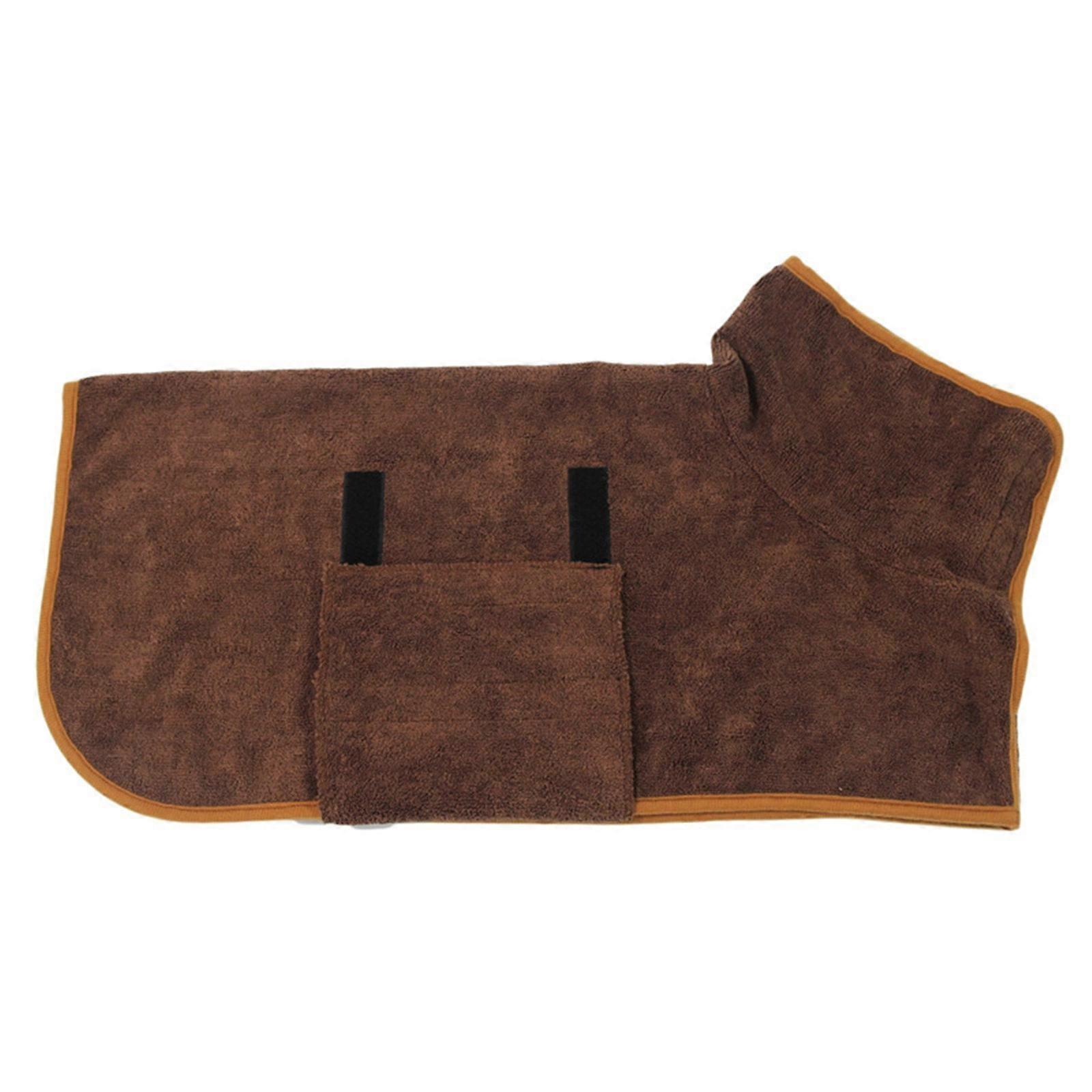 Kattkläder Superfin Fiber Vattenabsorberande Sällskapsdjur Kläder Semi Hög krage Husdjur Badrock Wrappe