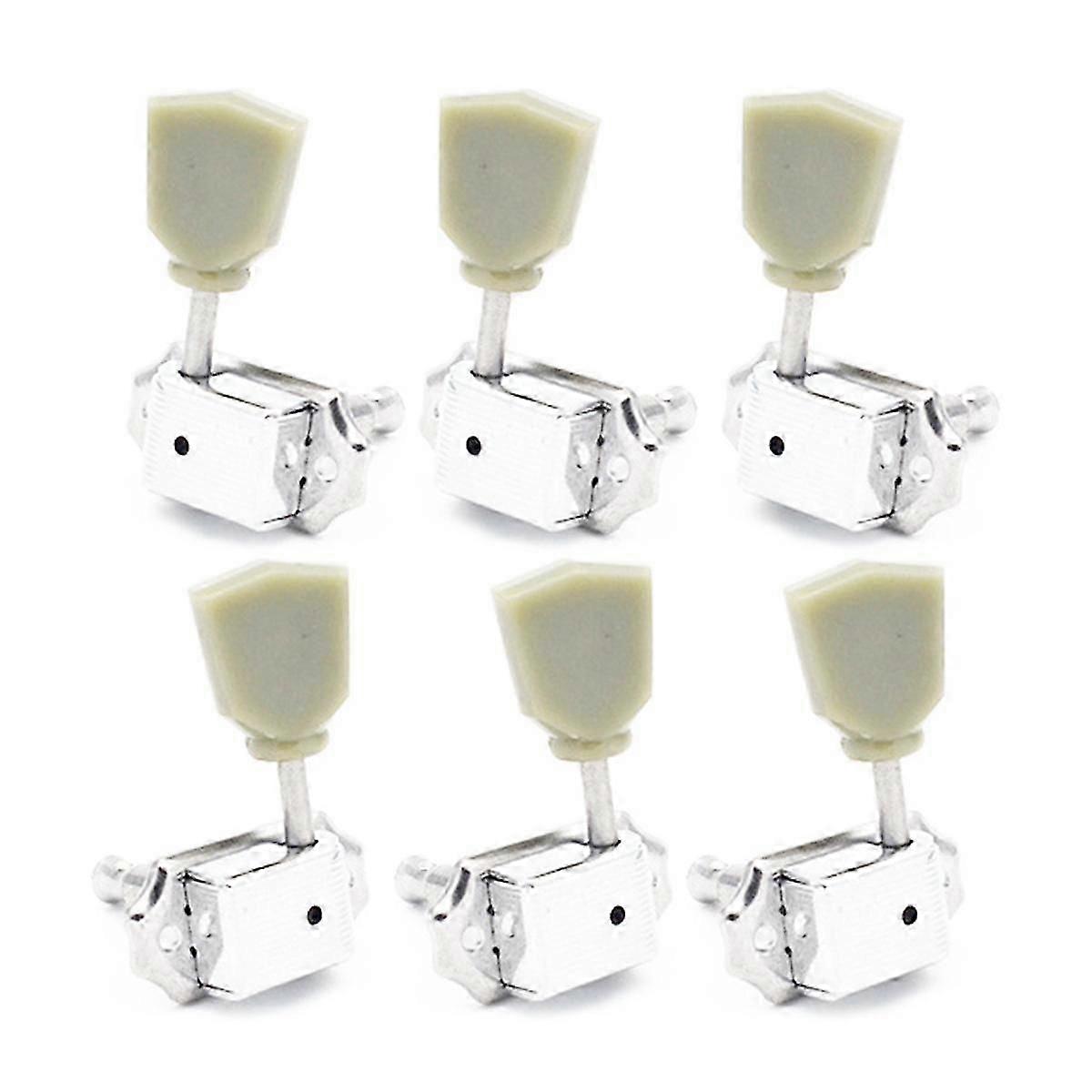 6Pcs Vintage Style Guitar Tuning Pegs Tuners 3L3R Compatible with Guitar Parts