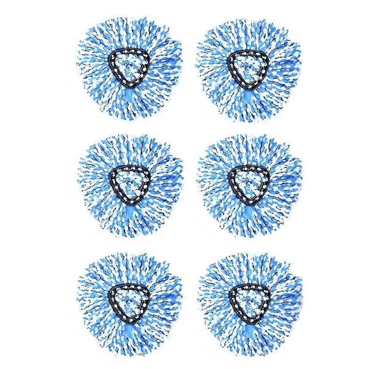 6 Pack Mop Replace Head, Deep Cleaning, Machine Washable and Easy to Replace for O 2-Tank Rinse Cle