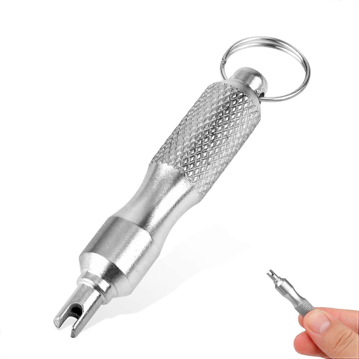 Portable Valve Core Removal Tool Stainless Steel Tire Valve Core Tool For Car And Truck Valve Stem Puller