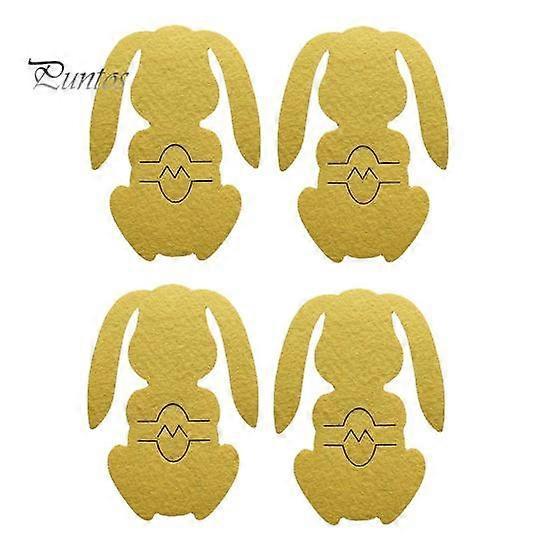 4Pcs Innovative Fine Texture Cloth Fork Cover Bags Easter Rabbit Style Fork Spoon Cover Bags Table Decor Home Supplies