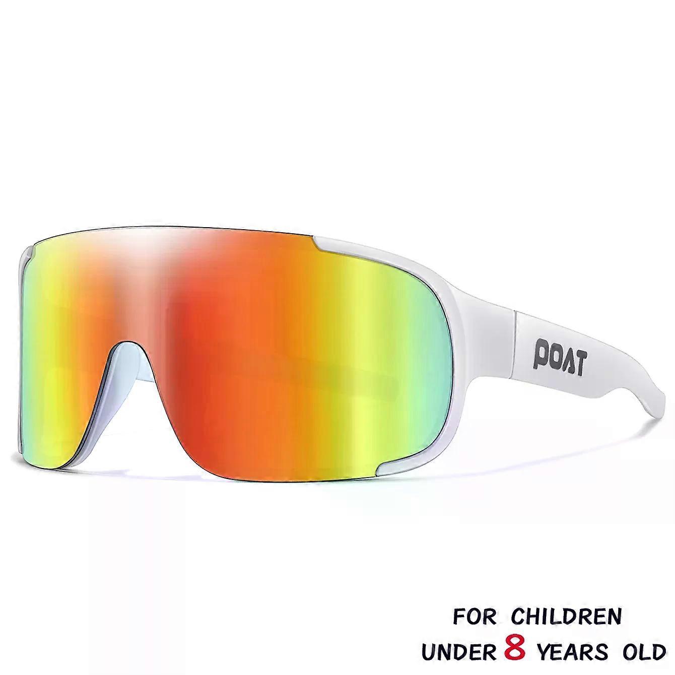 3-8-vuotiaat Lapset Aurinkolasit Pyöräilylasit Ulkoilu MTB Maantiepyörä Vaellus Pyöräily Silmälasit UV400 Lasten lahjat Pojat Tytöt