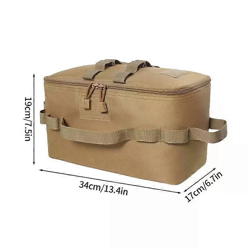 תיק אחסון קמפינג חיצוני קיבולת גדולה מיכל גז טחון ציפורניים כלי אחסון תיק ארגונית כלי בישול פיקניק