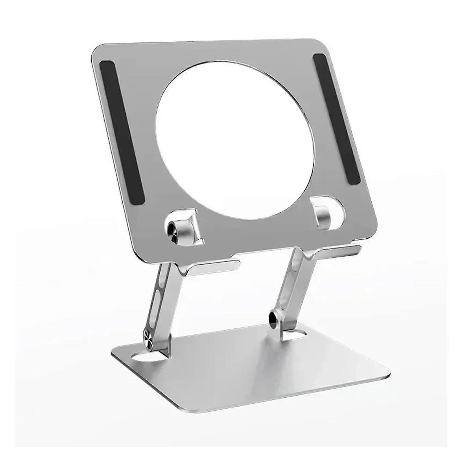 Laptop Stand 360 Degree Rotating Foldable Metal Laptop Tablet Holder Reading Stand Style B