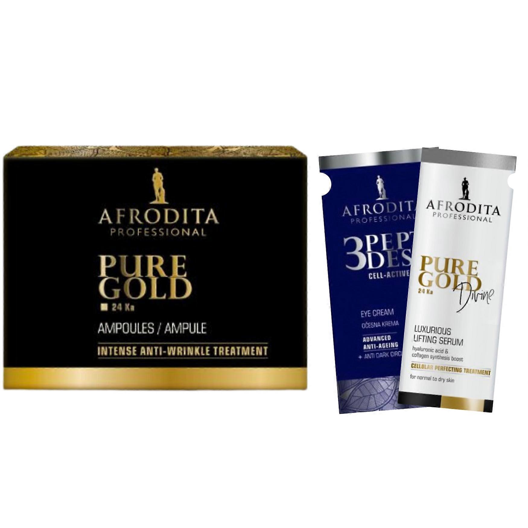 Afrodita Pure Gold 24 Ka Ampoules + 2 Samples