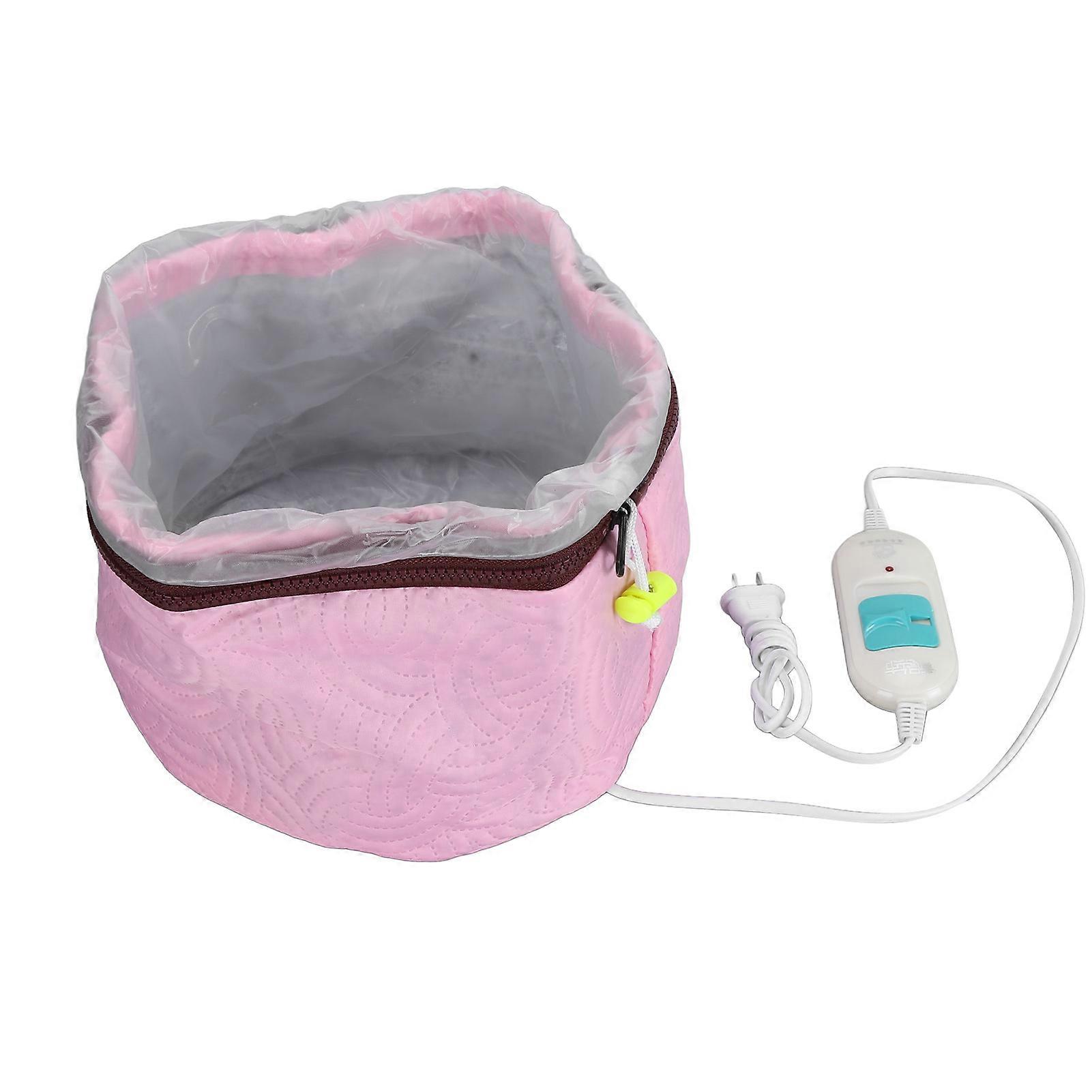 Heated Electric Thermal Steam Hot Spa Hat Temperature Control 10 Level Heats Up Quickly Deep Conditioning Cap for Home Use