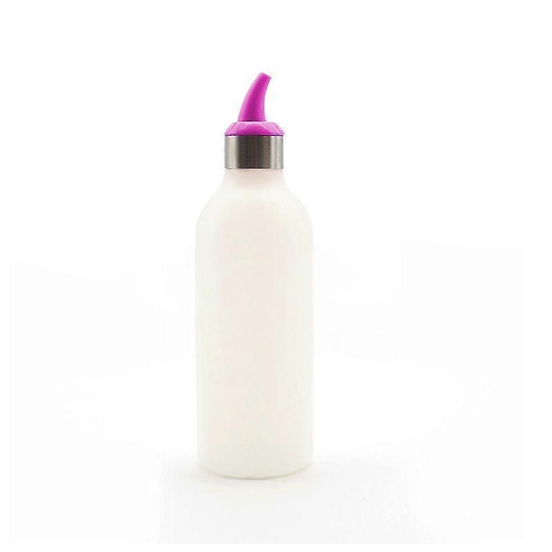 Condiment Squeeze Bottles 450ml, Plastic Ketchup Squeeze Bottles Sauces Dispenser Seasoning Container,1pc D-
