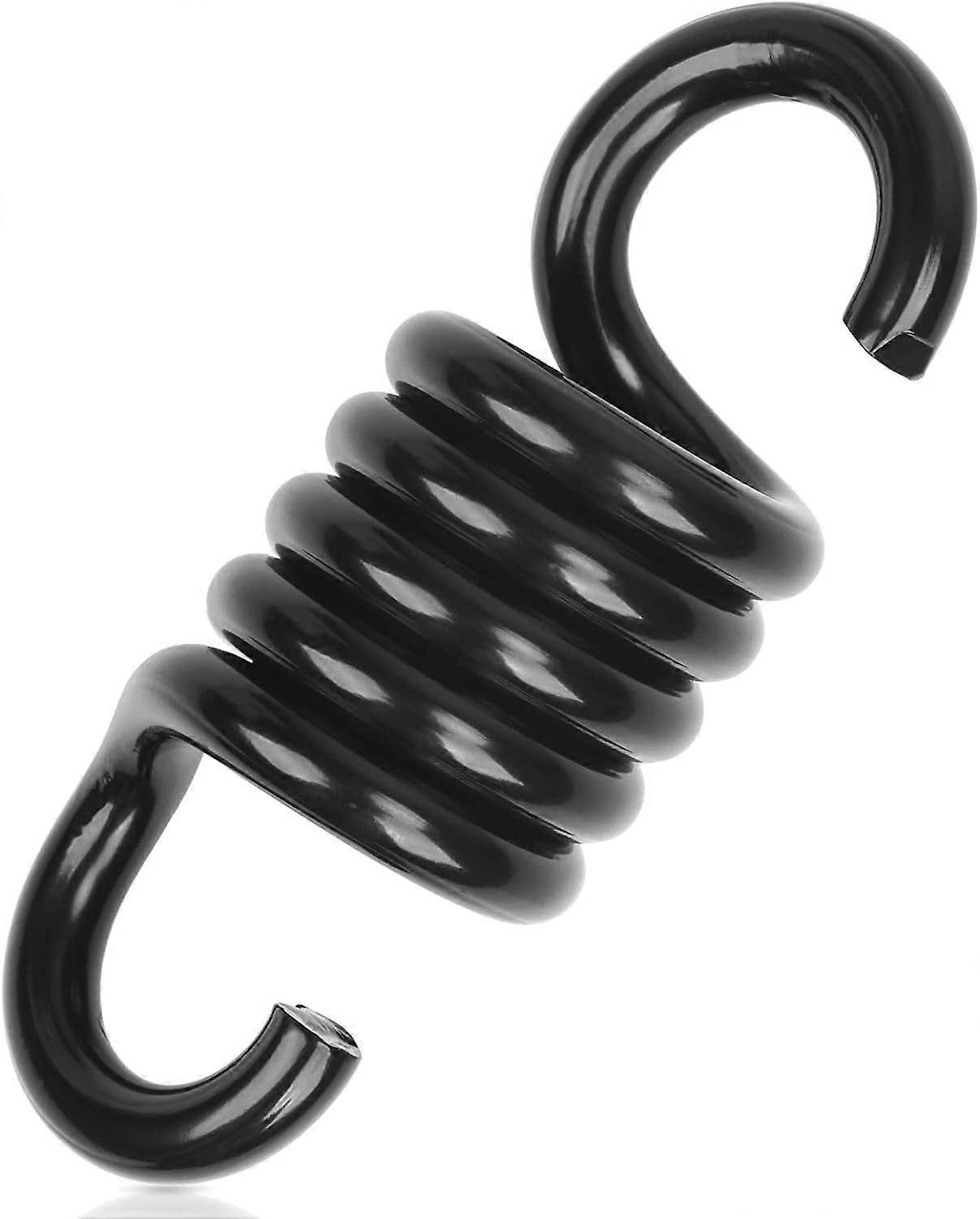 Spring hook for hanging hammock swing, black (400 kg)