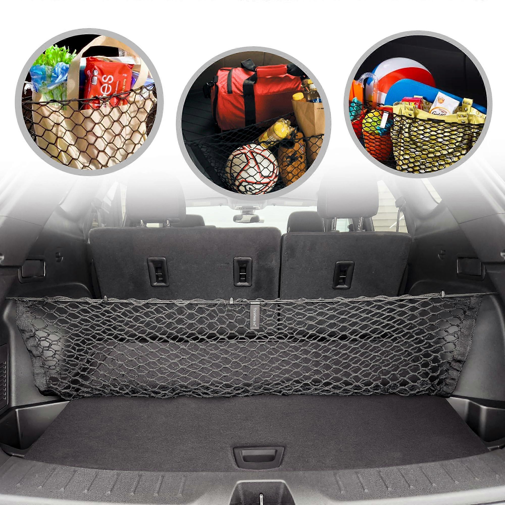 Envelope Style Automotive Elastic Trunk Mesh Cargo Net for Chevrolet Blazer RS - Premium Luggage Organizer and Crossover Storage