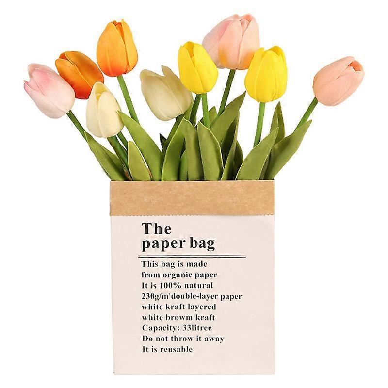 1PC Artificial Flower Tulip Branch for Home Decor Wedding Garden Rose Arch Garland Mother's Day Bouquet