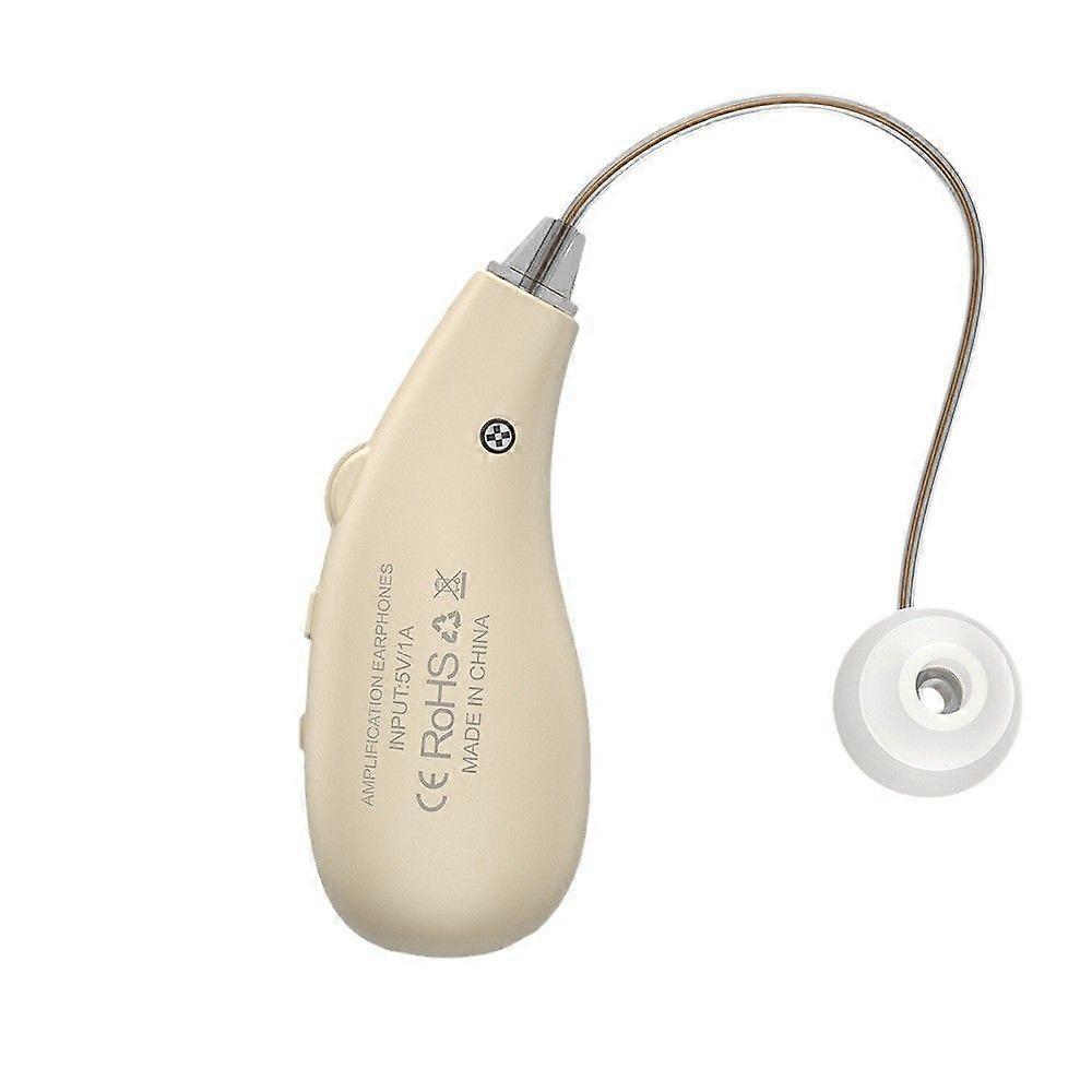 Hearing aid for the elderly, noise reduction loudspeaker with adjustable volume, single ear version