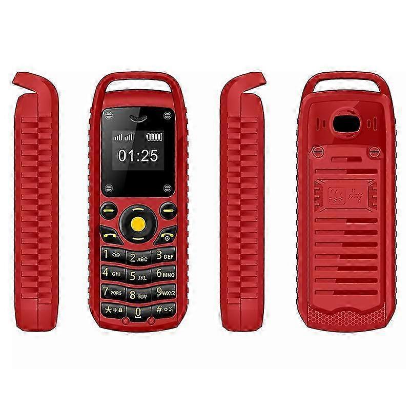 B25 Dual-SIM Mini Bar Telefone 0,66 polegadas tela 2G GSM Celular - Verde