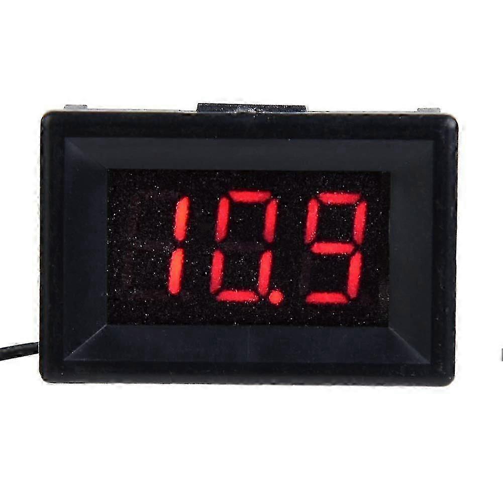 Voltmeter Ammeter Digital Voltage-ammeter Panel (black) (1pcs)