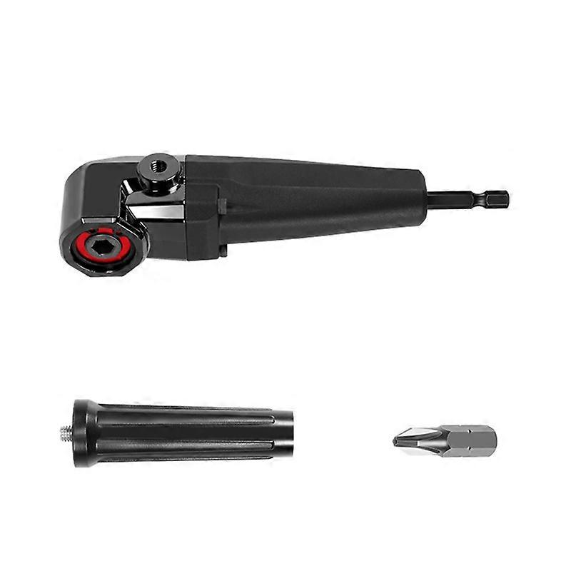 90° Right Angle Extension Driver Drilling Angle Adapter-Black