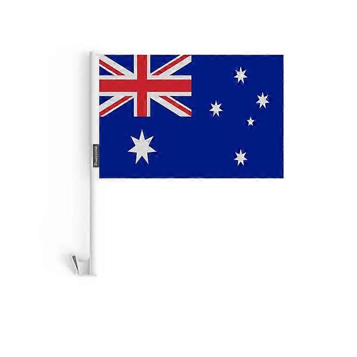 Car Flag Australia – 14 x 21 cm – Polyester Fabric – Window Mount – 20 pieces