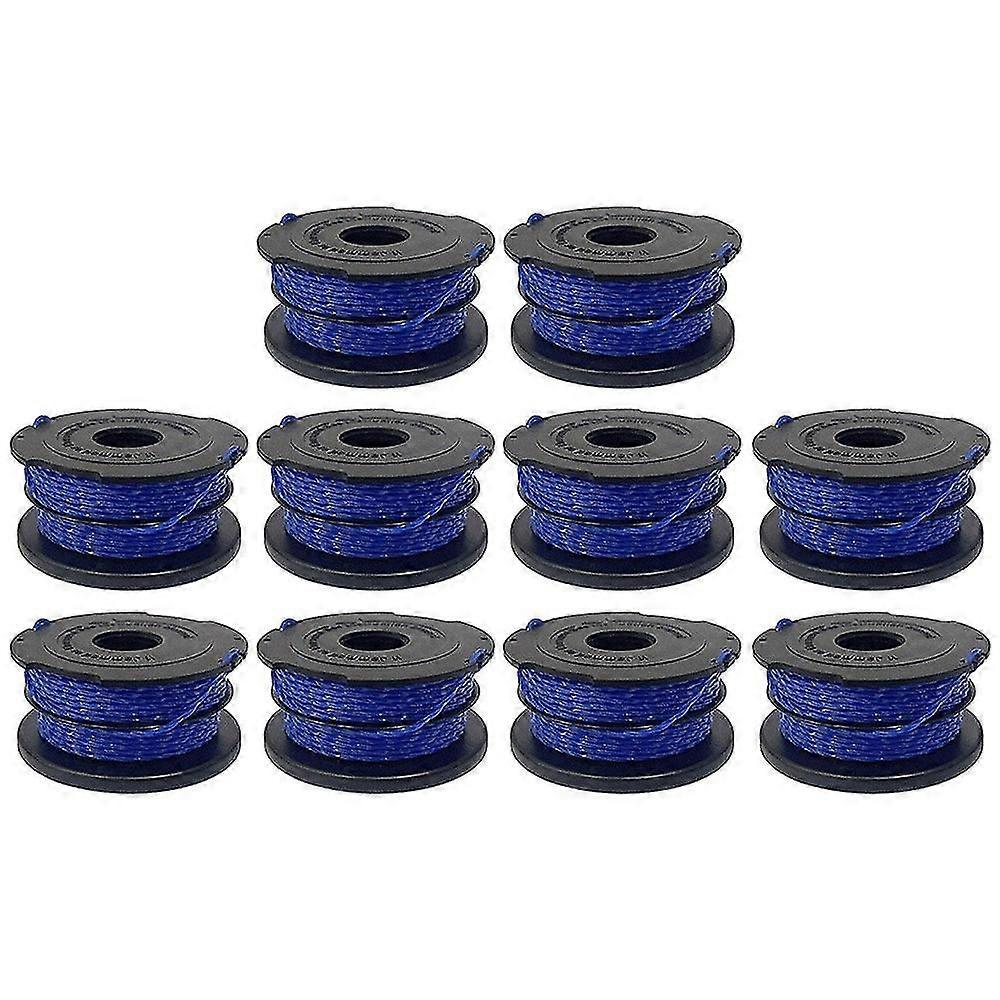 10PCS Replacement Trimmer String Spools for Black & Decker Lawn Mower Wire Reels A6441 DCQW