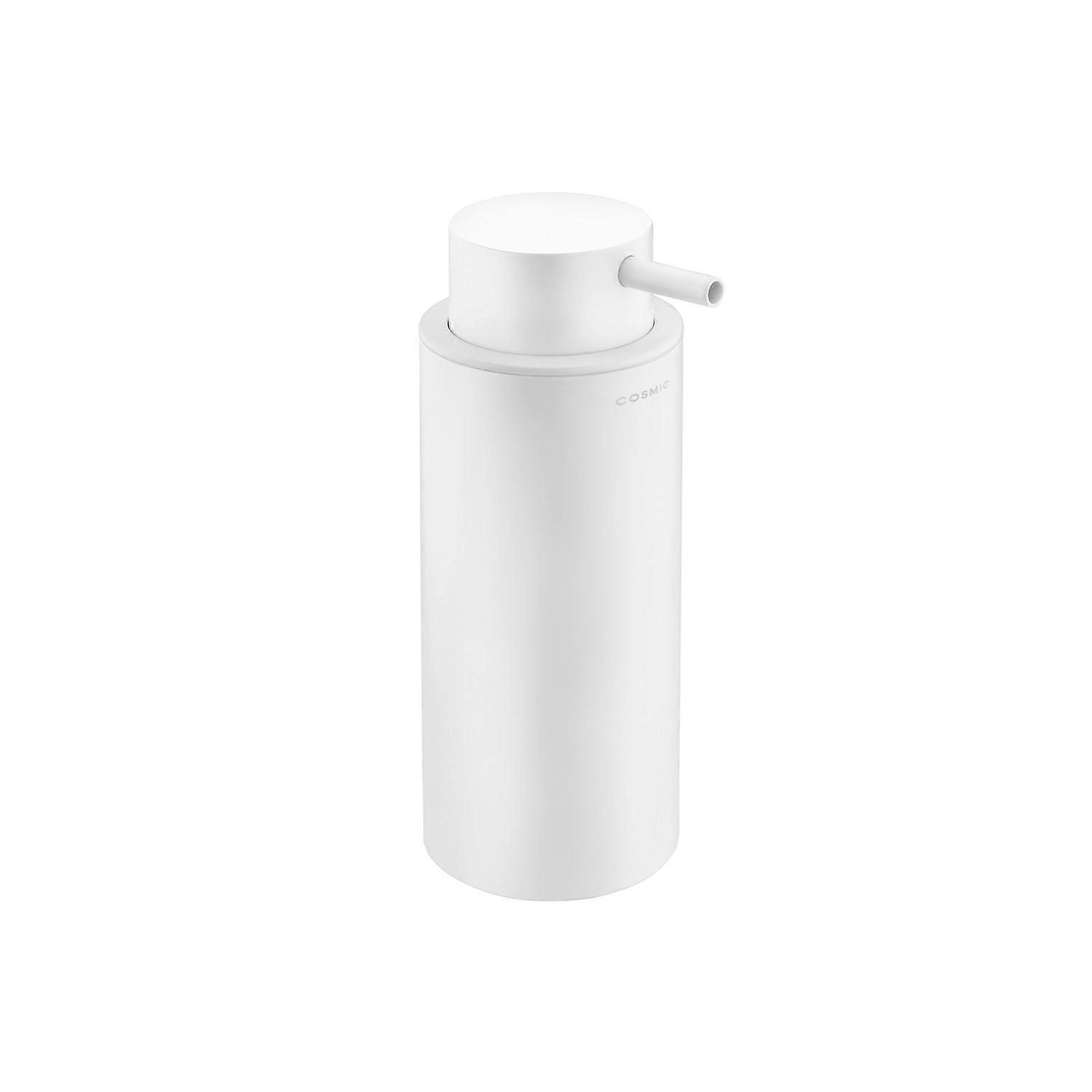 COSMIC Soap dispenser, 200ml Capacity, White Matt, Freestanding. Collection BWC