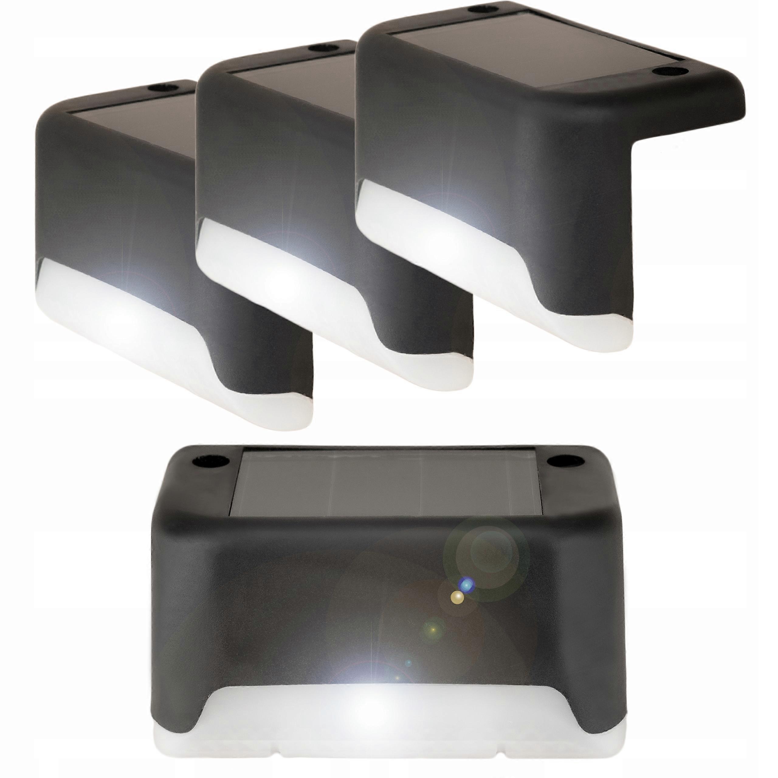 Set Of 4pcs Led Staircase Lamp Solar Waterproof