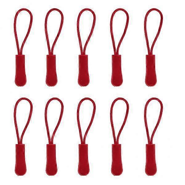 2x10Pcs Zipper Pull Cord Zip Puller Slider for