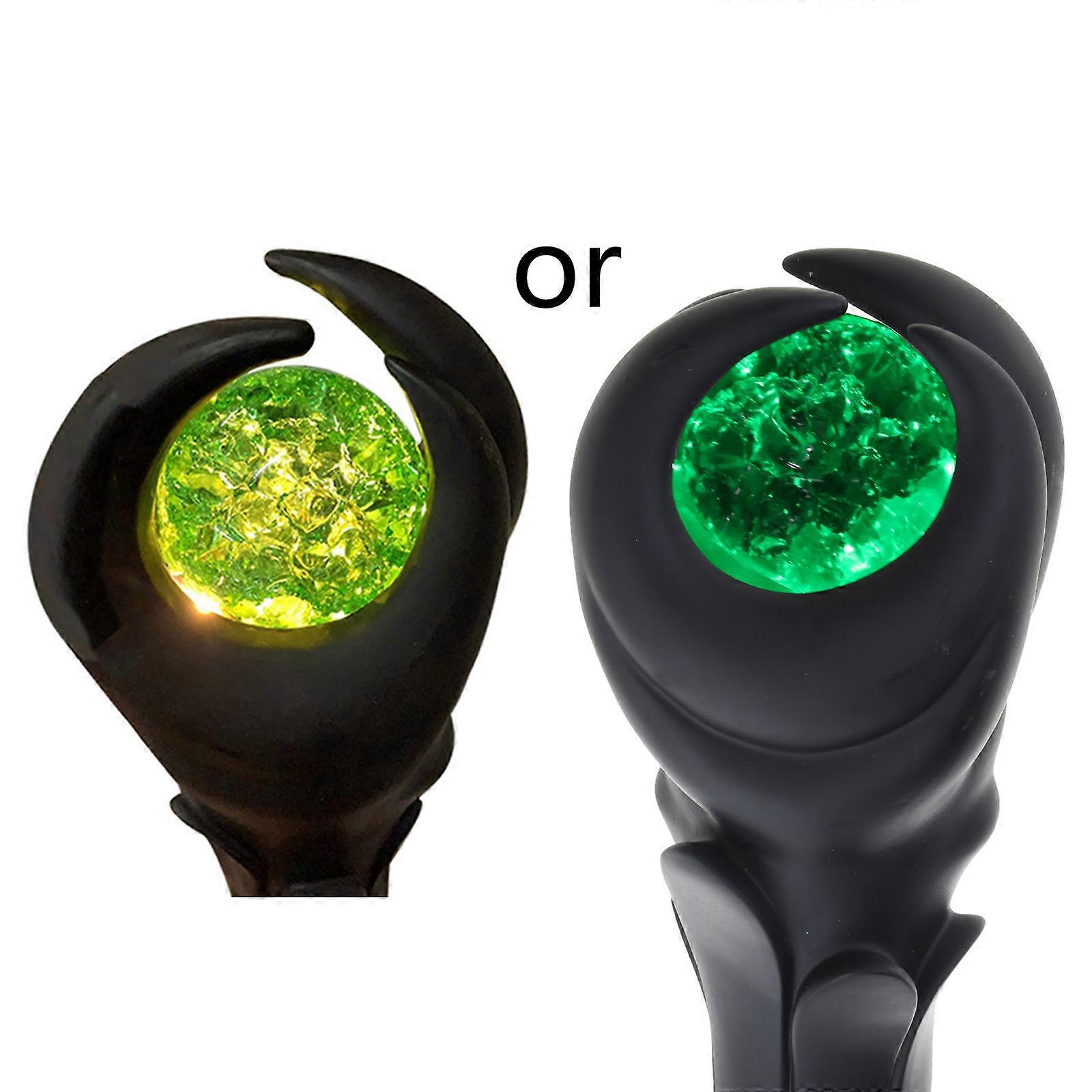 Halloween LED Licht Zauberstab Zepter Zauberer Stab Böse Hexe Cosplay Stick a