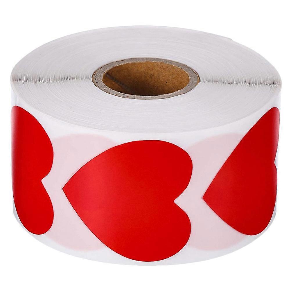 Heart Design Adhesive Labels for Packaging and Personalization