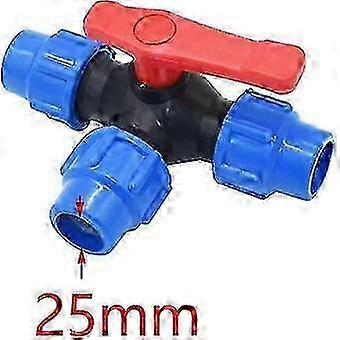 Ball Valve Quick Switch T-joint Valve,20/25/32/40/50/63mm Pe Pipe Quick Connect Pvc Three Way Ball 2025