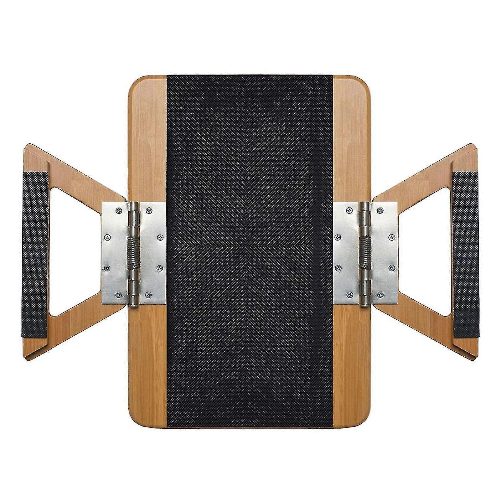 Portable Clip-On Sofa Armrest Tray - Brown TV Breakfast Table