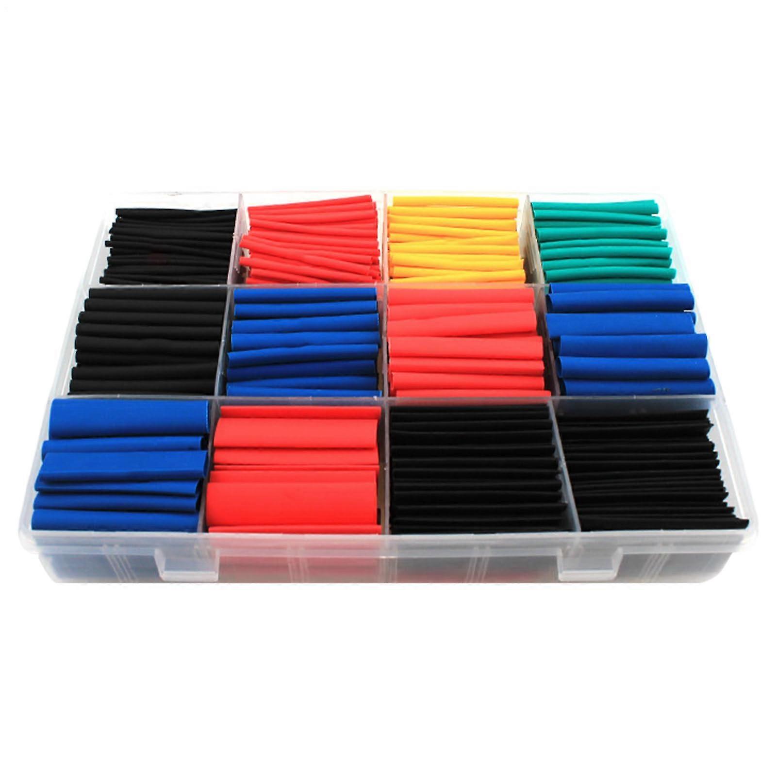 Heat Shrink Tubes Kit, 850-Piece Assorted Set for Cables and Wires, Sizes, Insulation and Electrical Protection