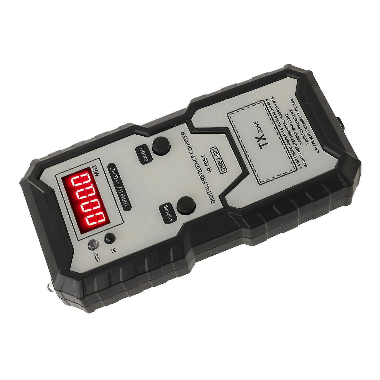 Remote Keys Infrared Frequency Tester 100M HZ to 1G HZ High Accuracy Digital Display Key Fob Frequency Tester 