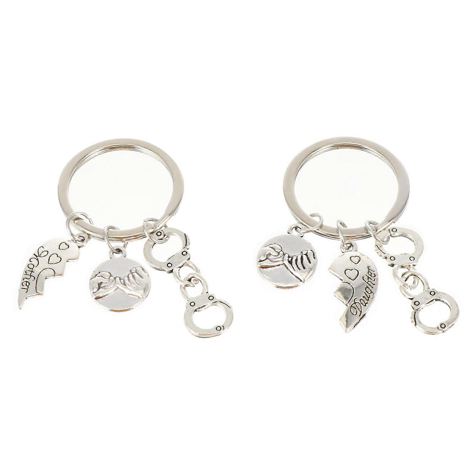 Durable Zinc Alloy Keychain Stylish Lightweight Keyring for Bag Decoration, Compact & Easy to Carry for Friends and Family