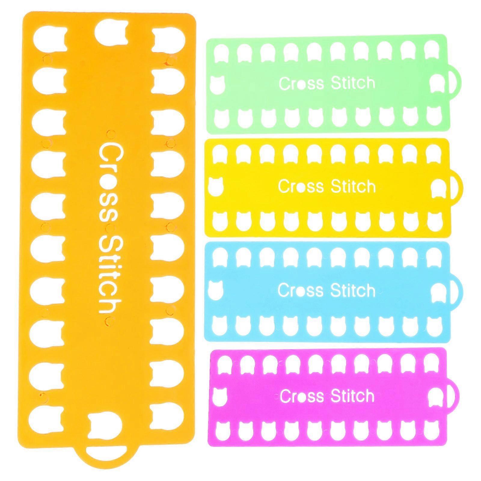 5 PCS Embroidery Floss Organizer Cross Stitch Thread Holder Storage Tool(Random Color)
