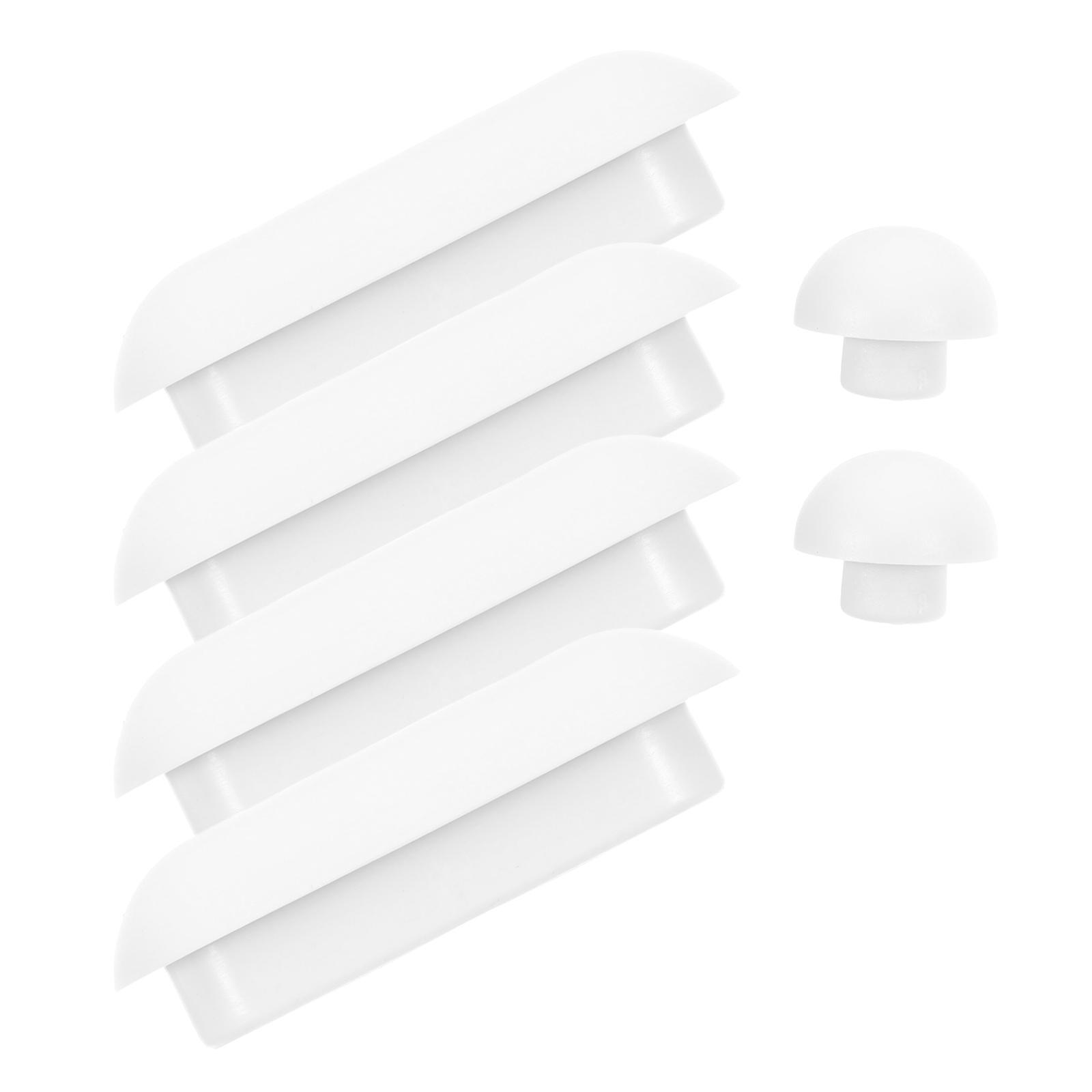6pcs Non Slip Toilet Seat Buffer Pads for Enhanced Stability and Comfort, Thickened Design for Easy Cleaning, Suitable for Home, Hotel, and Hospital