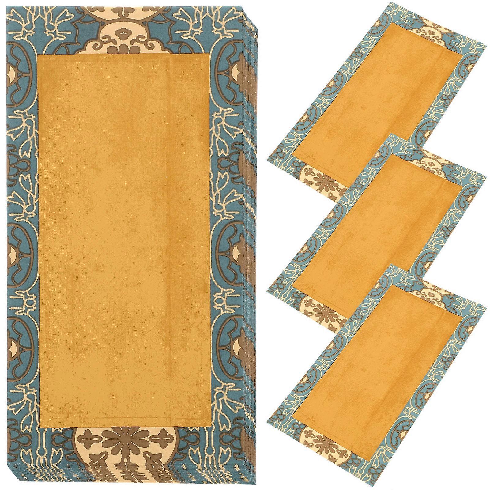 Rice Paper For Decoupage Professional Calligraphy Papers Rectangle Shape Vintage Style Home Decoration 40Pack