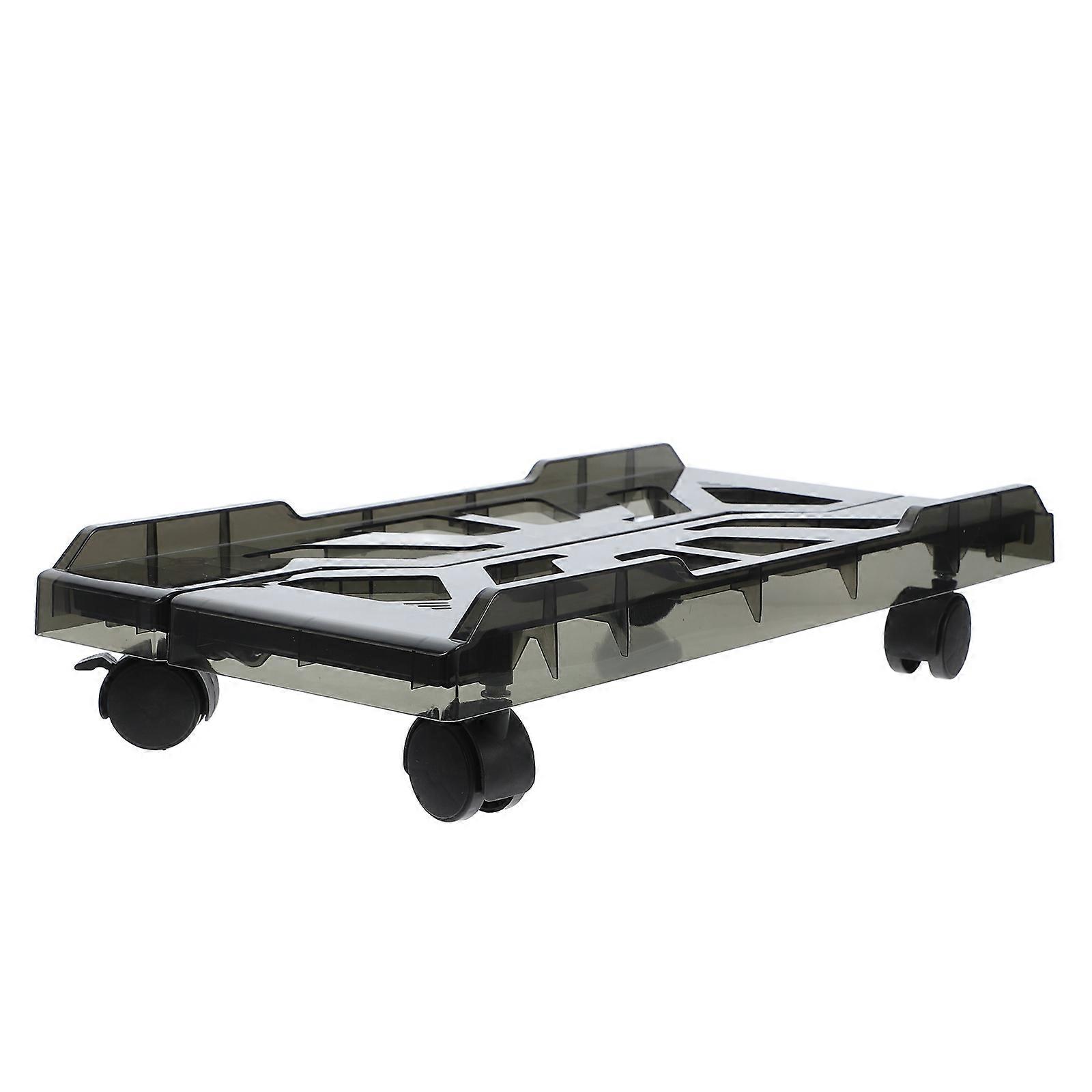 Laptop Riser Square Shape Computer Case Stand With 4 Rolling Caster 1Set