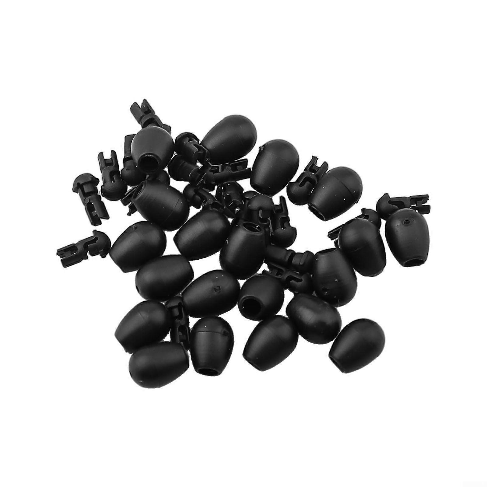 Quick Change Feeder Bead Pack 20 Pieces Fishing Tackle Beads Small Size For Easy Hook Length Adjustment