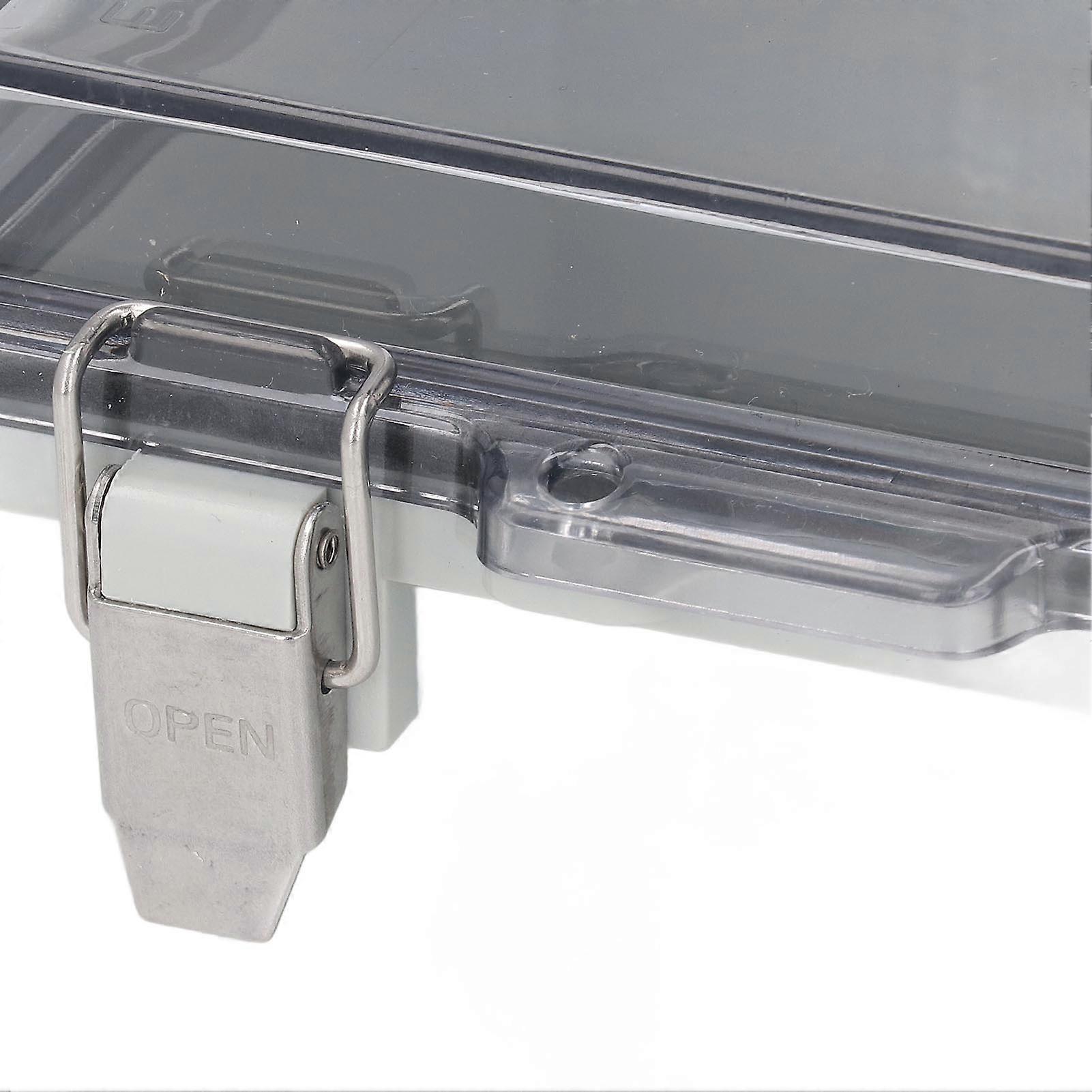 IP67 Transparent Electrical Junction Box, ABS Plastic Electrical Connection Box for Satellite Power Supply