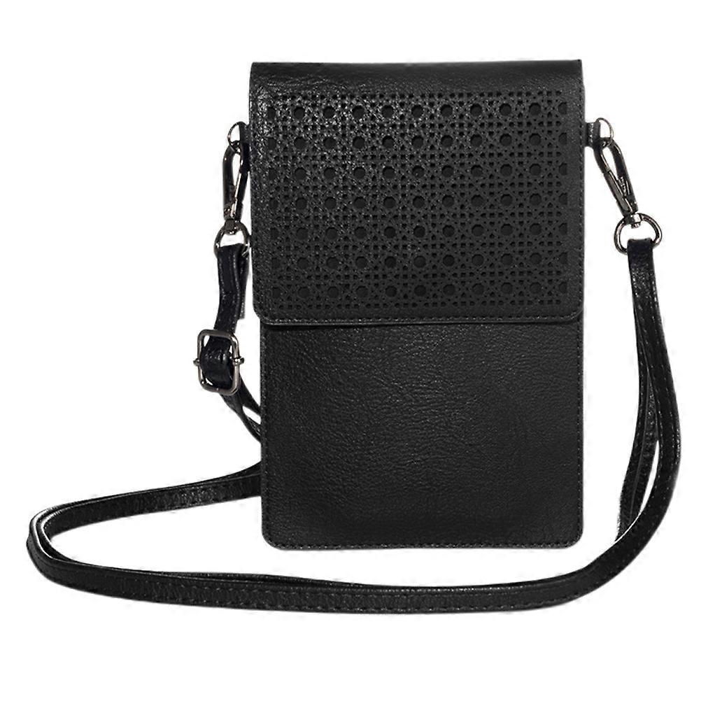 Monedero Móvil Rectangular Senderismo Compatible 18.5x12cm Negro 1Pack